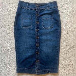 LIQUIDx Jeans Pencil Skirt